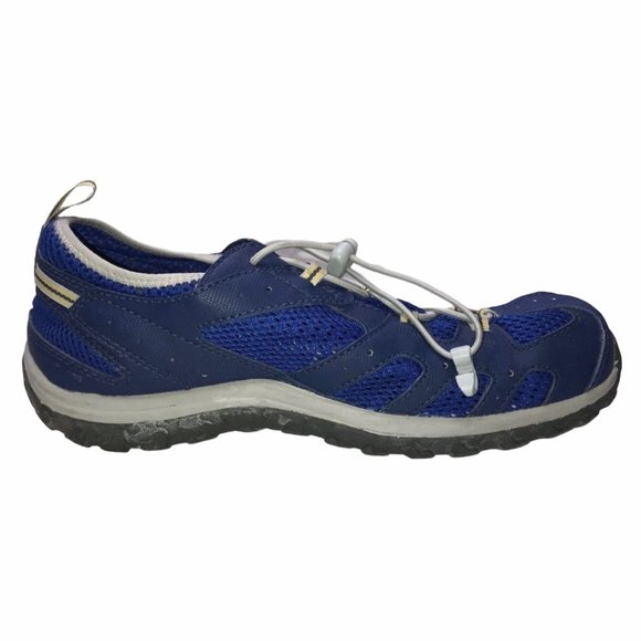 Columbia Windsor Soaker Blue Outdoor Mesh Water Hiking Shoes Boy's 6 - Picture 5 of 9